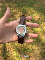 MARTYN LINE Brown Leather Strip