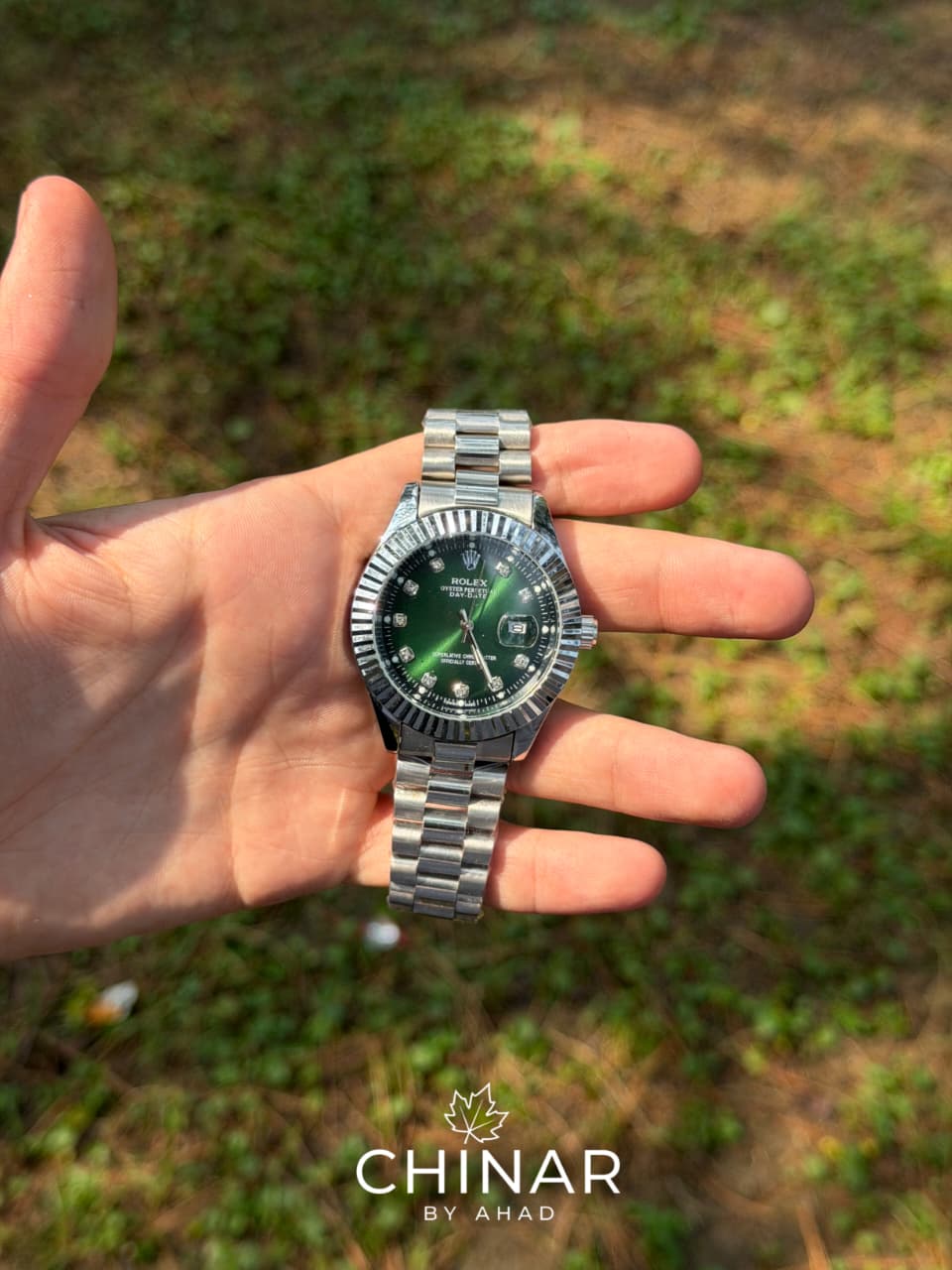 Rolex Silver Green