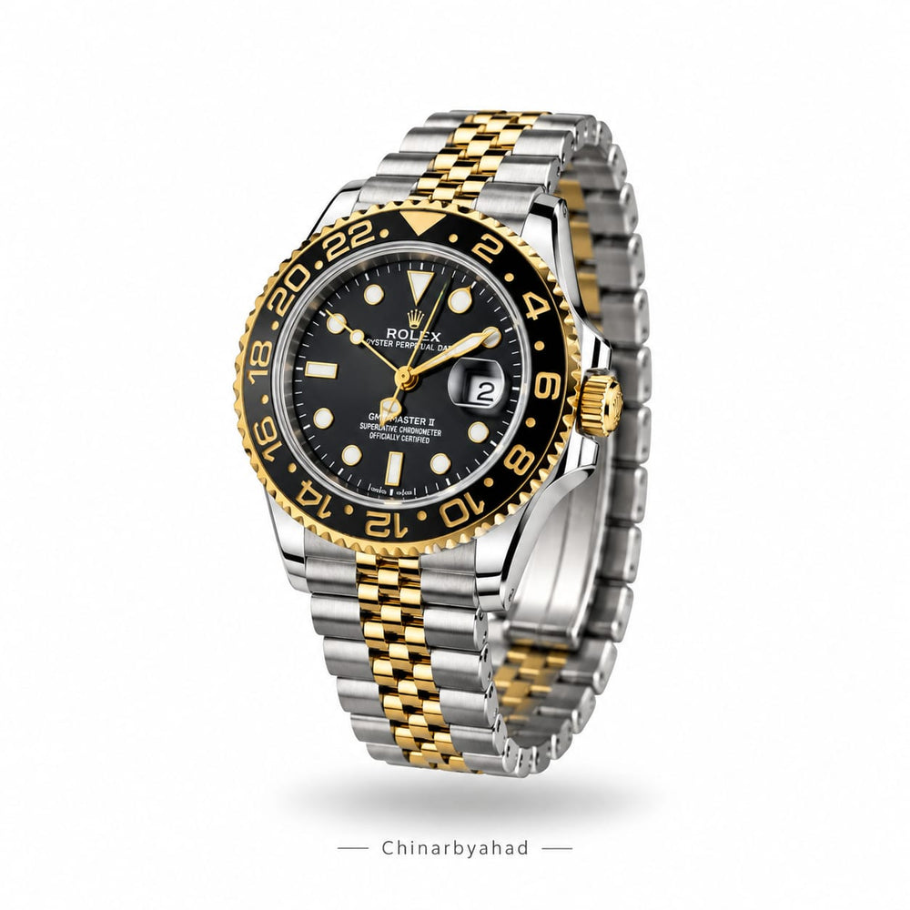 Rolex GMT Master 2 Silver Gold