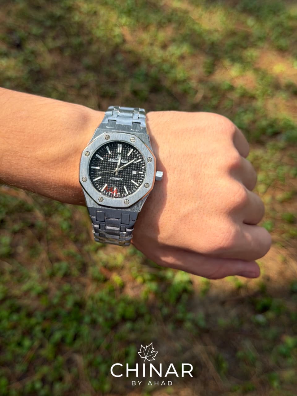 AUDEMARS PIGUET AP Silver Black